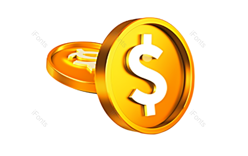 金币图片,素材元素,金属PNG,漂浮元素免抠素材